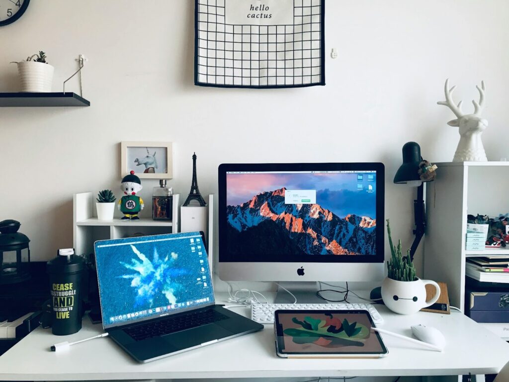 home office desk organization