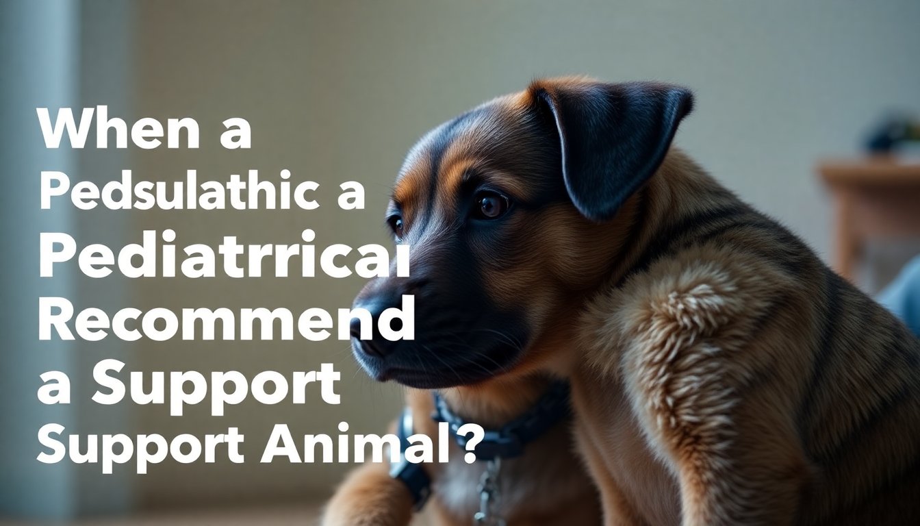 goodnever pediatrician prescribe support animal