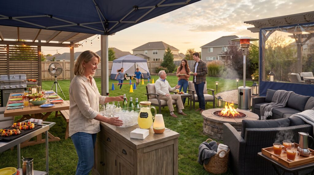 How to Plan Outdoor Entertaining for Different Seasons